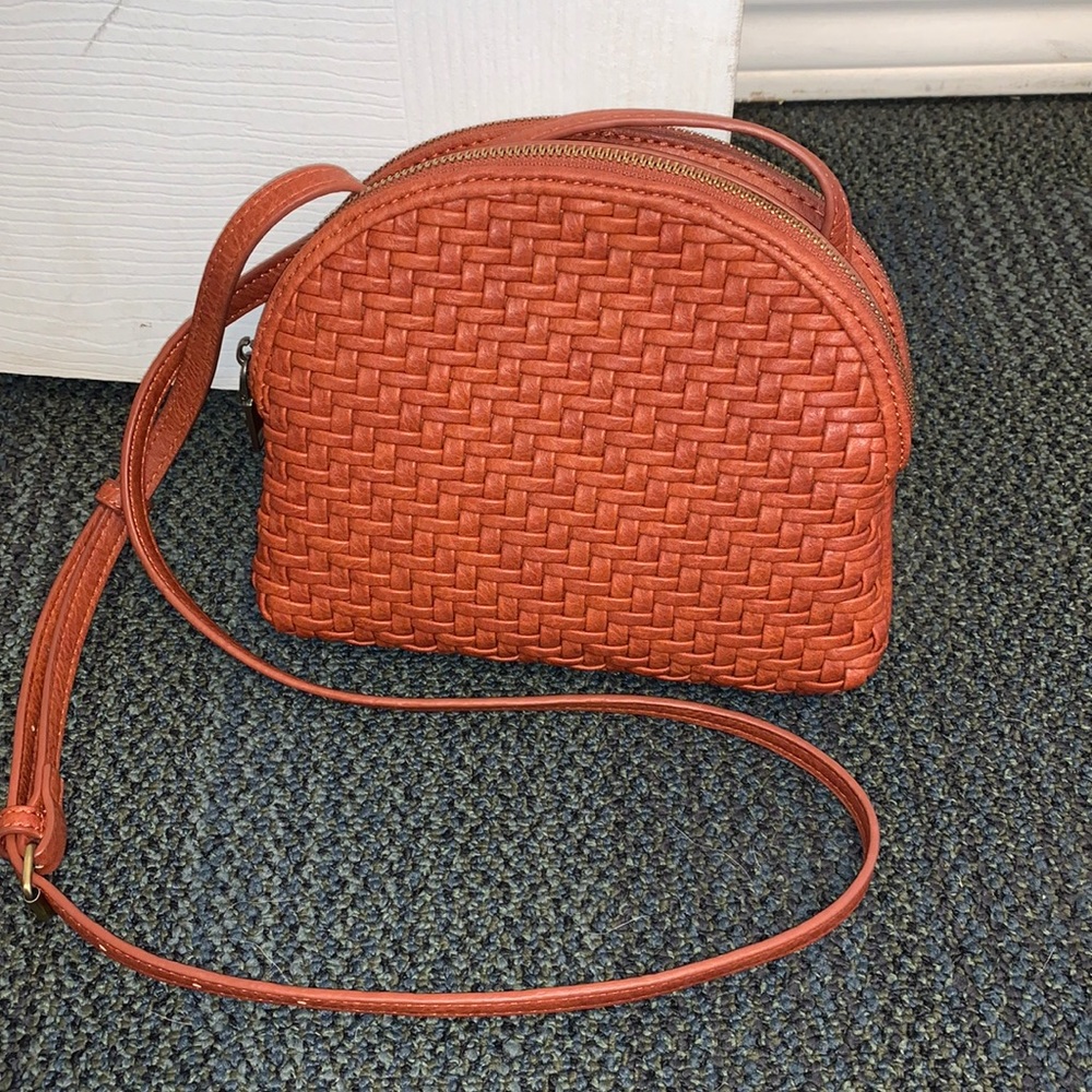 Cutest burnt orange crossbody purse